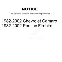 Load image into Gallery viewer, Rear Suspension Shock Absorbers Pair For 1982-2002 Chevrolet Camaro Pontiac Firebird K78-101138
