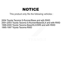 Load image into Gallery viewer, Front Rear Suspension Shock Absorbers Kit For Toyota Tacoma K78-101146