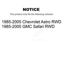 Load image into Gallery viewer, Front Rear Suspension Shock Absorbers Kit For 1985-2005 Chevrolet Astro GMC Safari RWD K78-101159