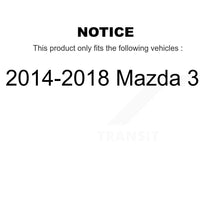 Load image into Gallery viewer, Front Complete Shocks Strut And Coil Spring Mount Assemblies Kit For 2014-2018 Mazda 3 K78A-100471