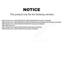 Charger l'image dans la galerie, Front Rear Complete Shocks Strut And Coil Spring Assemblies Kit For Honda Civic Acura EL K78A-100498