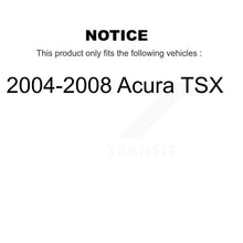 Load image into Gallery viewer, Front Rear Complete Shocks Strut And Coil Spring Assemblies Kit For 2004-2008 Acura TSX K78A-100503