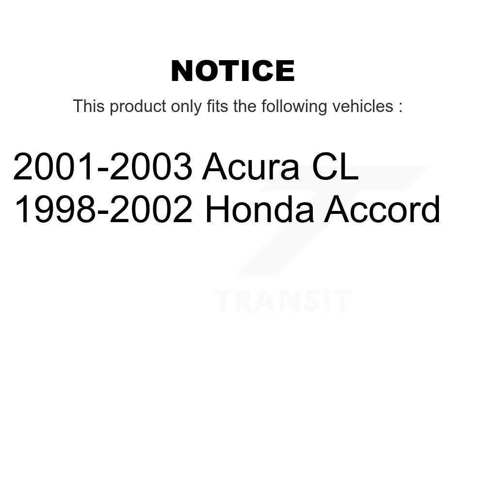 Front Rear Complete Shocks Strut & Coil Spring Assemblies Kit For Honda Accord Acura CL K78A-100515