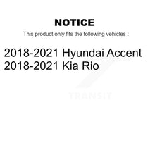 Load image into Gallery viewer, Front Complete Shocks Strut &amp; Coil Spring Mount Kit For 2018-2021 Kia Rio Hyundai Accent K78A-100521