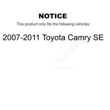 Charger l'image dans la galerie, Front Complete Shocks Strut And Coil Spring Assemblies Kit For 2007-2011 Toyota Camry SE K78A-100556