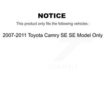 Load image into Gallery viewer, Rear Complete Shocks Strut &amp; Coil Spring Kit For 2007-2011 Toyota Camry SE Model Only K78A-100594