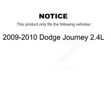 Charger l'image dans la galerie, Front Rear Complete Shocks Strut Coil Spring Mount Kit For 2009-2010 Dodge Journey 2.4L K78A-100609