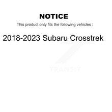 Charger l'image dans la galerie, Front Rear Complete Shocks Strut Coil Spring Assembly Kit For 2018-2023 Subaru Crosstrek K78A-100613