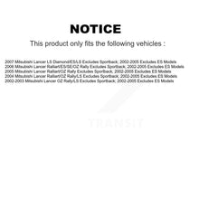 Charger l'image dans la galerie, Front Rear Complete Shocks Strut Coil Spring Assembly Kit For Mitsubishi Lancer