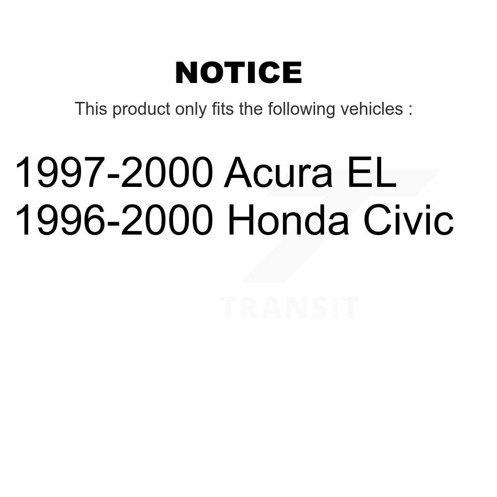 Front Rear Complete Shocks Strut Coil Spring Mount Kit For Honda Civic Acura EL