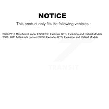 Charger l'image dans la galerie, Front Rear Complete Shocks Strut Coil Spring Assembly Kit For Mitsubishi Lancer