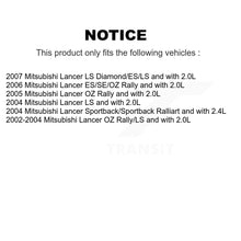 Charger l'image dans la galerie, Front Rear Complete Shocks Strut Coil Spring Assembly Kit For Mitsubishi Lancer