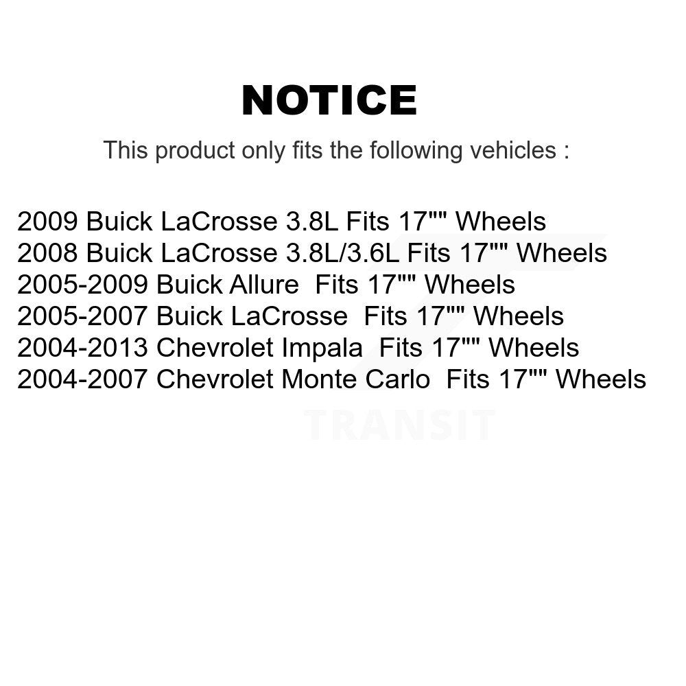 Front Rear Strut And Spring Kit For Chevrolet Impala Buick LaCrosse Allure Monte