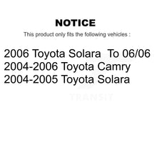 Charger l'image dans la galerie, Front Rear Complete Shocks Strut &amp; Coil Spring Mount Kit For Toyota Camry Solara