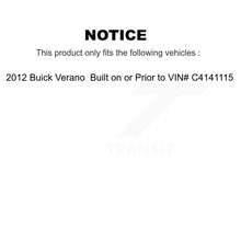 Charger l'image dans la galerie, Front Rear Strut Spring Kit For Buick Verano Built on or Prior to VIN# C4141115