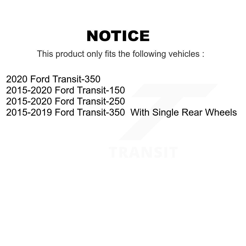 Front Rear Strut & Coil Spring Kit For Ford Transit-250 Transit-150 Transit-350