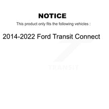 Charger l'image dans la galerie, Front Rear Complete Strut And Coil Spring Kit For 2014-2022 Ford Transit Connect