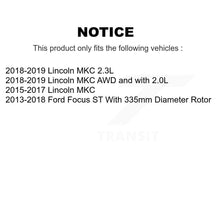 Load image into Gallery viewer, Front Disc Brake Rotors And Ceramic Pads Kit For Ford Focus Lincoln MKC