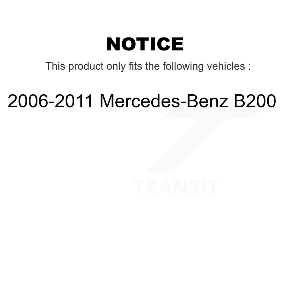 [Front] 2006-2011 Mercedes-Benz B200 Premium OE Brake Rotors & Ceramic Pads Kit For Max Braking