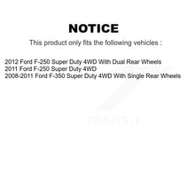 Charger l'image dans la galerie, Front Disc Brake Rotors And Ceramic Pads Kit For Ford F-350 Super Duty F-250 4WD