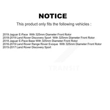 Charger l'image dans la galerie, Front Brake Rotors &amp; Ceramic Pad Kit For Land Rover Discovery Sport Range Evoque