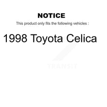 Load image into Gallery viewer, [Front] 1998 Toyota Celica Premium OE Brake Rotors &amp; Ceramic Pads Kit For Max Braking