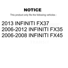 Load image into Gallery viewer, Front Disc Brake Rotors And Ceramic Pads Kit For INFINITI FX35 FX37 QX70 FX45