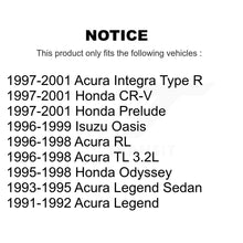 Charger l'image dans la galerie, Front Brake Rotor &amp; Ceramic Pad Kit For Honda CR-V Acura Integra Prelude Odyssey