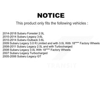 Load image into Gallery viewer, Front Disc Brake Rotors And Ceramic Pads Kit For Subaru Forester Outback Legacy