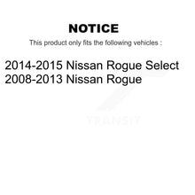 Charger l&#39;image dans la galerie, Front Disc Brake Rotors And Ceramic Pads Kit For Nissan Rogue Select