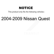 Load image into Gallery viewer, Front Disc Brake Rotors And Ceramic Pads Kit For 2004-2009 Nissan Quest