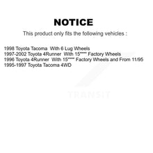 Load image into Gallery viewer, Front Disc Brake Rotors And Ceramic Pads Kit For Toyota 4Runner Tacoma