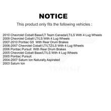 Load image into Gallery viewer, Front Brake Rotor And Ceramic Pad Kit For Chevrolet Cobalt Saturn Ion Pontiac G5