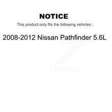 Charger l&#39;image dans la galerie, Front Disc Brake Rotors And Ceramic Pad Kit For 2008-2012 Nissan Pathfinder 5.6L