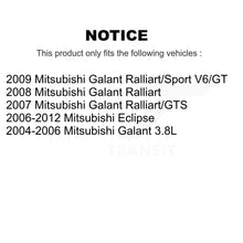 Load image into Gallery viewer, Front Disc Brake Rotors And Ceramic Pads Kit For Mitsubishi Galant Eclipse