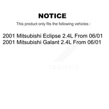 Load image into Gallery viewer, [Front] 2001 Mitsubishi Eclipse Galant 2.4L Premium OE Brake Rotors &amp; Ceramic Pads Kit For Max Braking