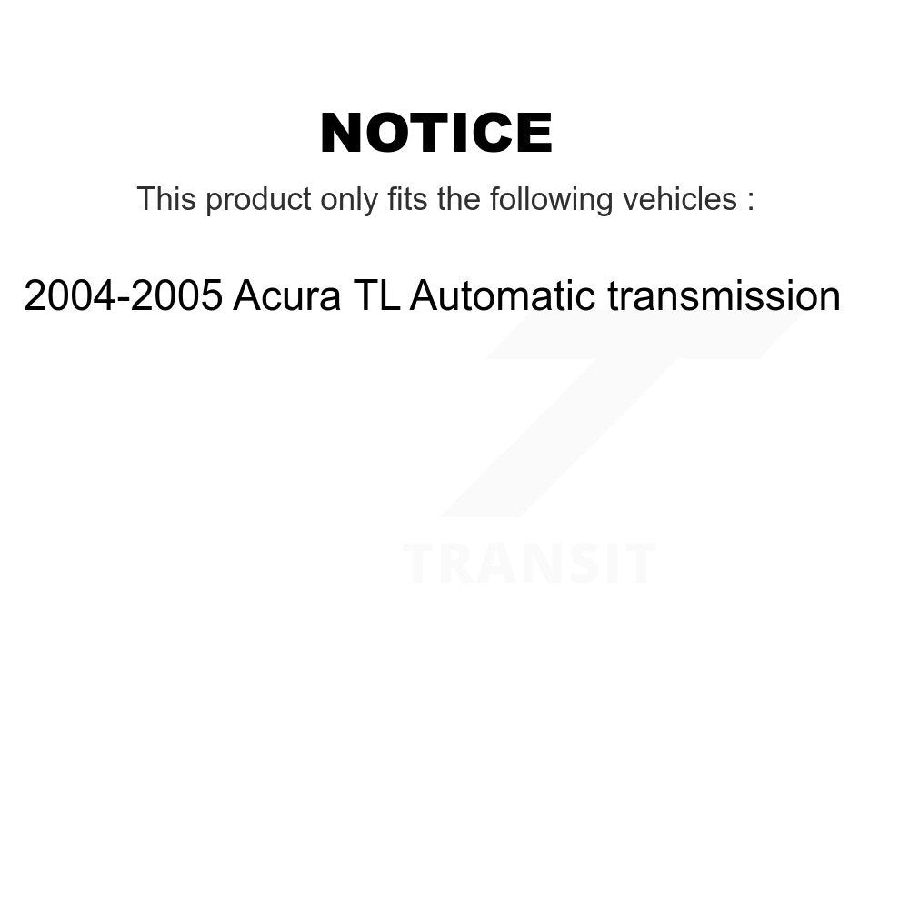 [Front] 04-05 Acura TL Automatic transmission Premium OE Brake Rotors & Ceramic Pads Kit For Max Braking