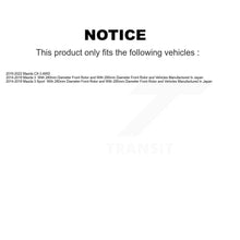 Load image into Gallery viewer, Front Disc Brake Rotors And Ceramic Pads Kit For Mazda 3 CX-3 Sport