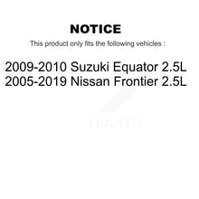 Charger l&#39;image dans la galerie, Front Disc Brake Rotor &amp; Ceramic Pad Kit For Nissan Frontier Suzuki Equator 2.5L