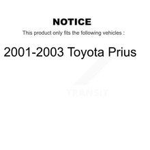 Load image into Gallery viewer, [Front] 2001-2003 Toyota Prius Premium OE Brake Rotors &amp; Ceramic Pads Kit For Max Braking