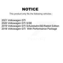 Load image into Gallery viewer, Front Rear Disc Brake Rotors And Ceramic Pads Kit For Volkswagen GTI