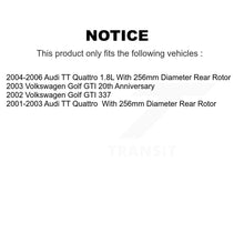 Charger l'image dans la galerie, Front Rear Disc Brake Rotors Ceramic Pad Kit For Volkswagen Golf Audi TT Quattro