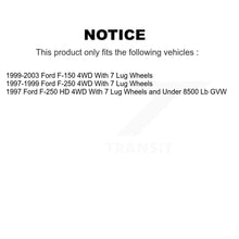 Charger l'image dans la galerie, Front Rear Disc Brake Rotors And Ceramic Pads Kit For Ford F-150 F-250 HD 4WD