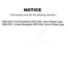 Charger l'image dans la galerie, Front Rear Brake Rotor Ceramic Pad Kit For Ford Expedition Lincoln Navigator 4WD