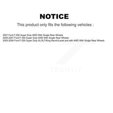 Load image into Gallery viewer, Front Rear Disc Brake Rotors And Ceramic Pad Kit For Ford F-250 Super Duty F-350