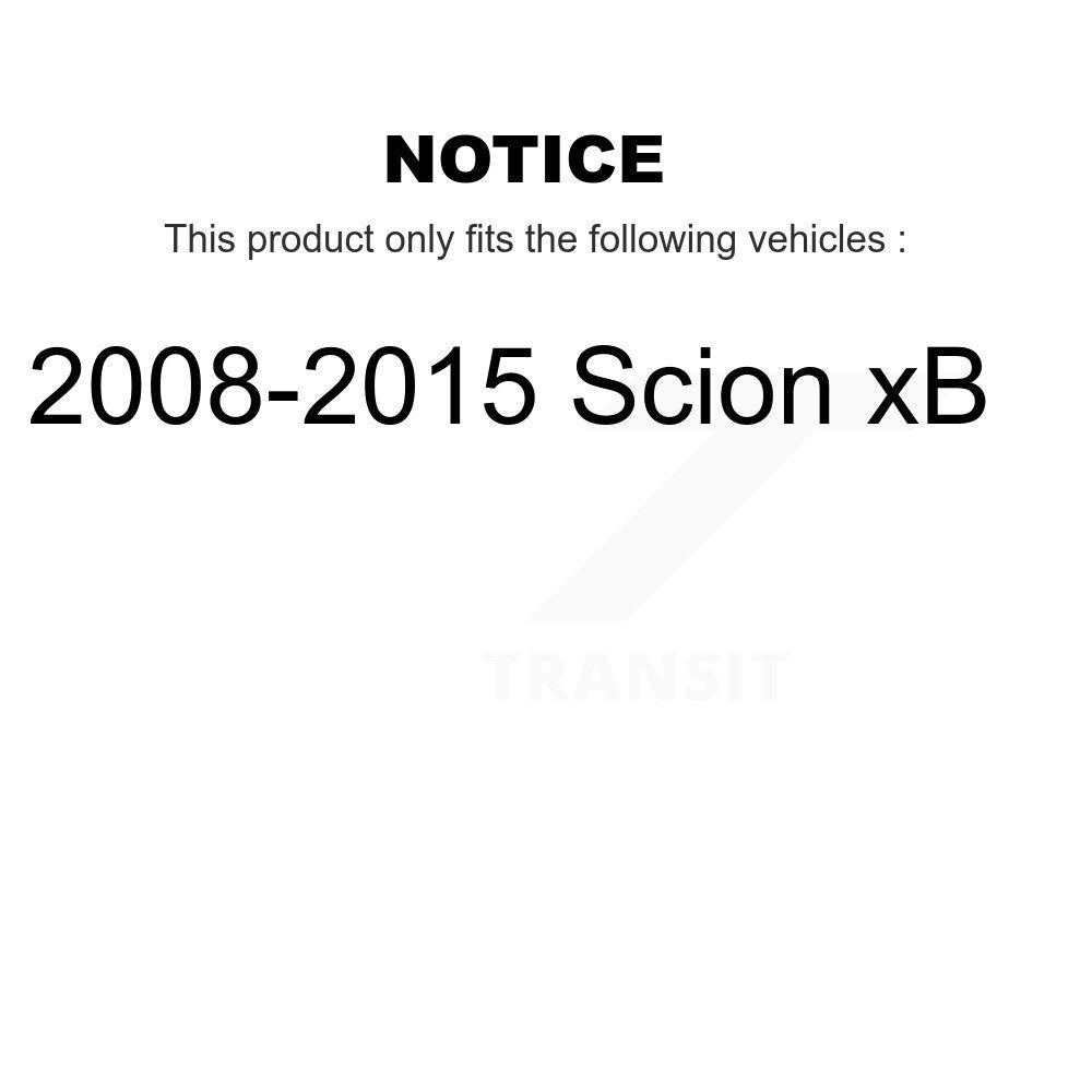 [Front+Rear] 2008-2015 Scion xB Premium OE Brake Kit & Ceramic Pads For Max Braking