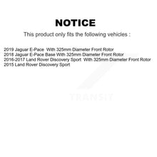 Charger l'image dans la galerie, Front Rear Brake Rotor And Ceramic Pad Kit For Land Rover Discovery Sport Jaguar