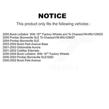 Charger l'image dans la galerie, Front Rear Brake Rotor And Ceramic Pad Kit For Buick LeSabre Park Avenue Pontiac