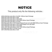 Charger l'image dans la galerie, Front Rear Brake Rotor &amp; Ceramic Pad Kit For Mercedes-Benz C240 CLK350 C320 C280