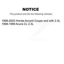 Charger l'image dans la galerie, Front Rear Disc Brake Rotors And Ceramic Pads Kit For Honda Accord Acura CL